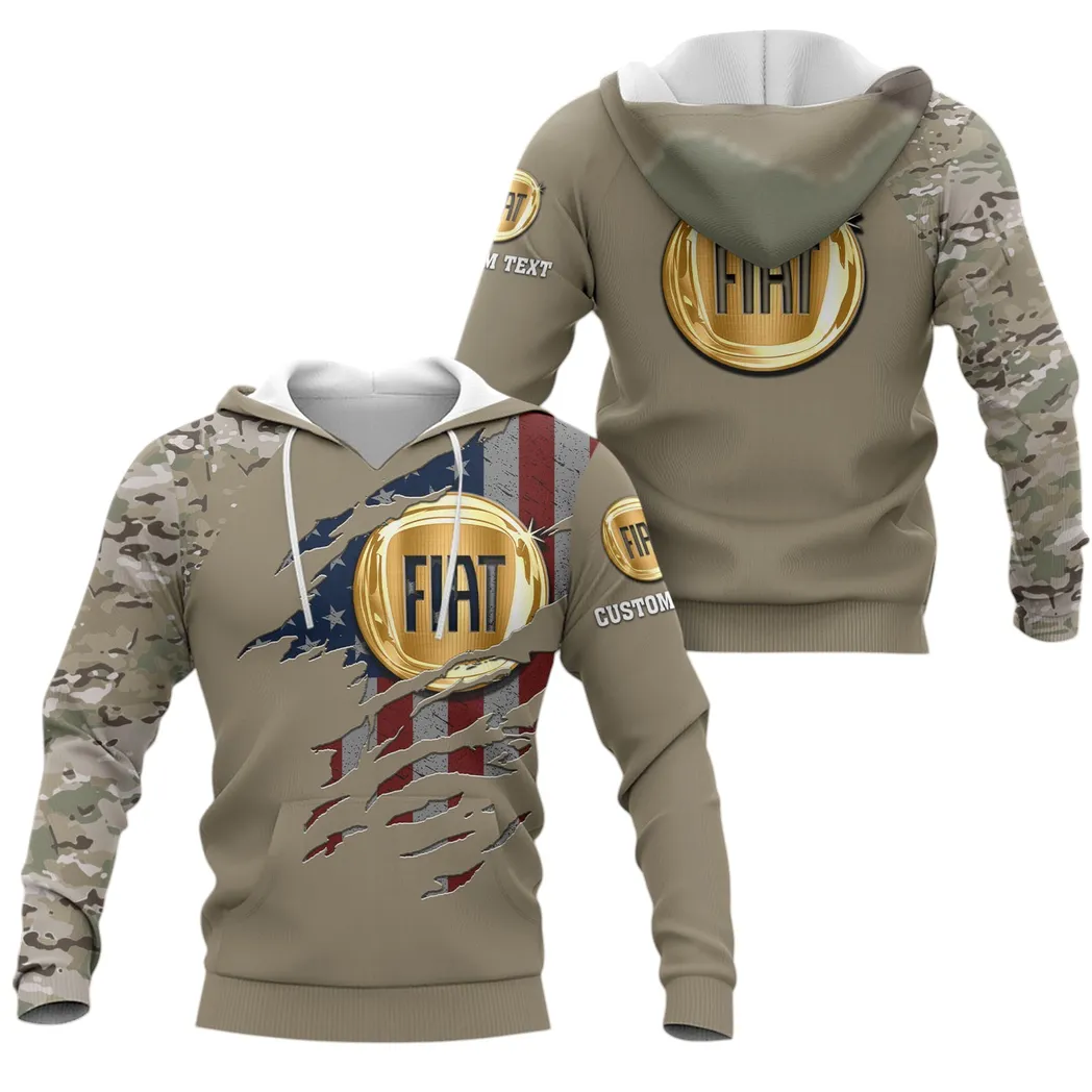 Fiat Hoodie, Gift For Fiat Lovers, Gift For Him, Husband, Boyfriend CAR46021725028-4
