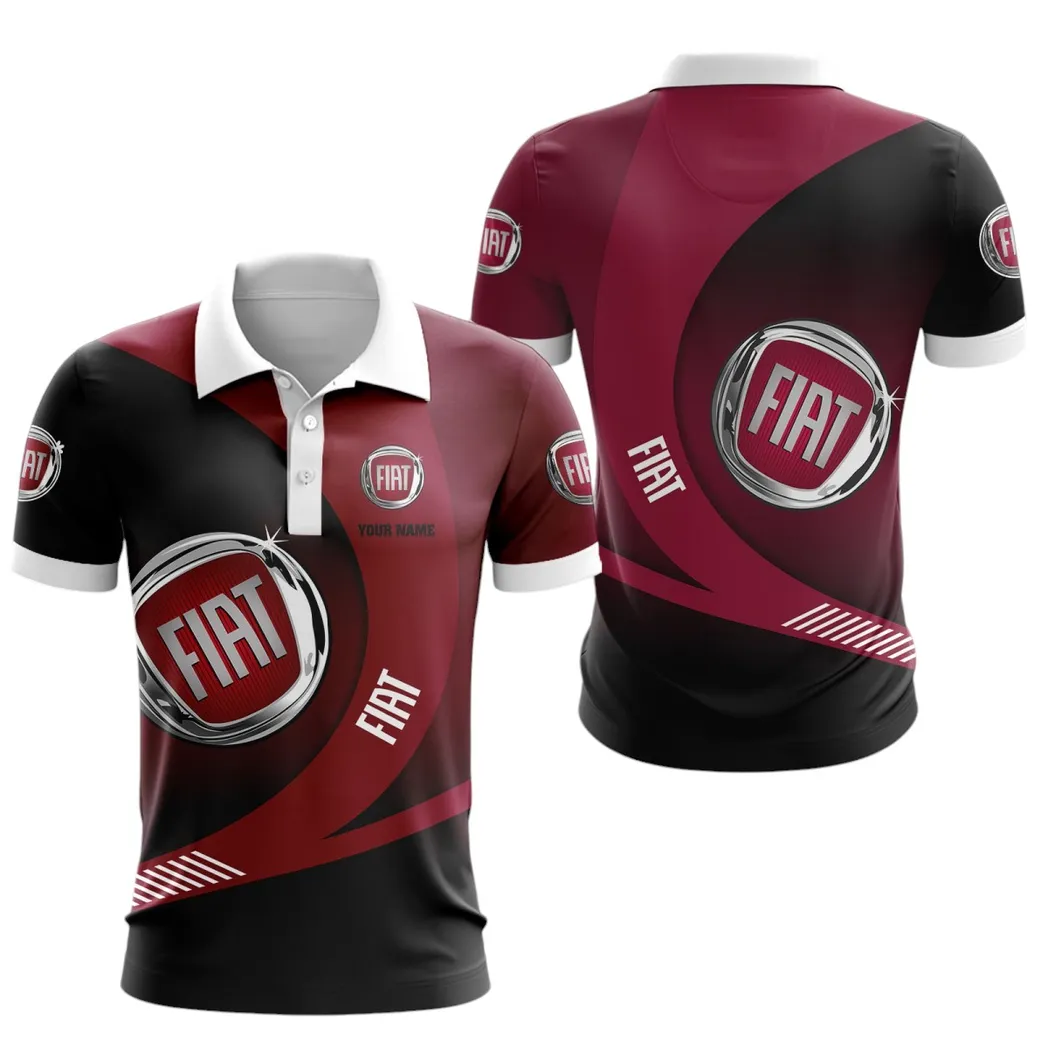 Fiat Polo Shirt, Gift For Fiat Lovers, Gift For Him, Husband, Boyfriend CAR7402222520