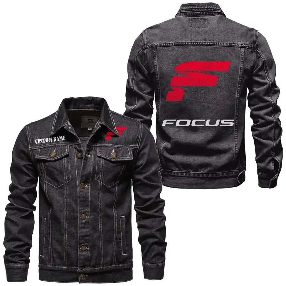 FOCUS Bikes Denim jacket CAR1901132108, CAR  All Over Print Denim jacket - Black