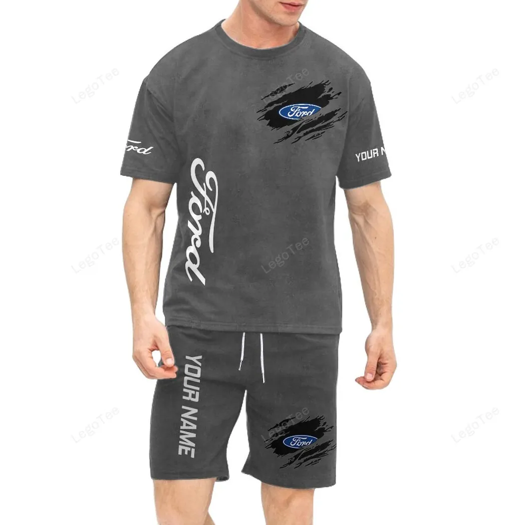 Ford All Over Print T-Shirt Set, Gift For Ford Lovers, Gift For Him, Husband, Boyfriend CAR136021125684