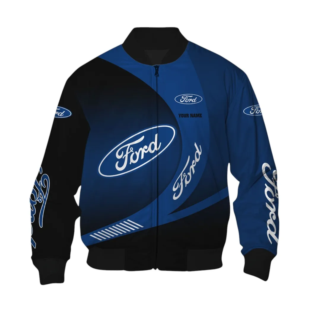 Ford Bomber Jacket, Gift For Ford Lovers, Gift For Him, Husband, Boyfriend CAR7402222523