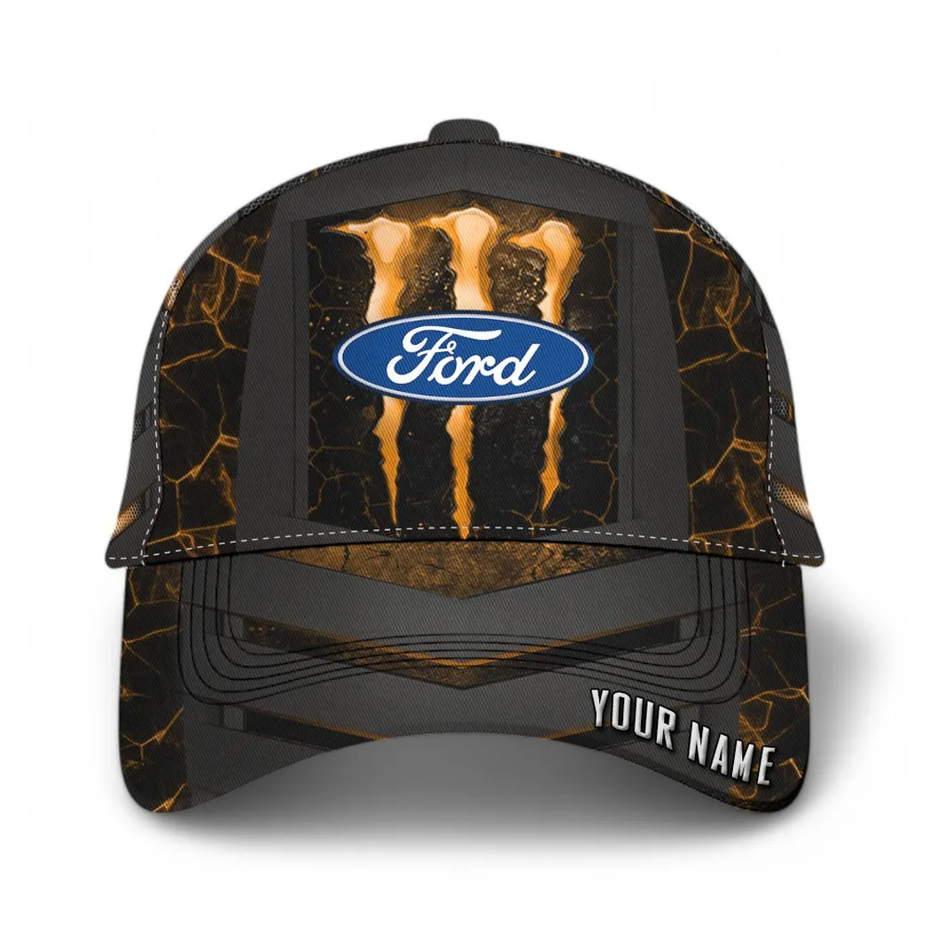 Ford Classic Cap, Gift For Ford Lovers, Gift For Him, Husband, Boyfriend CAR6502202503 - Brown