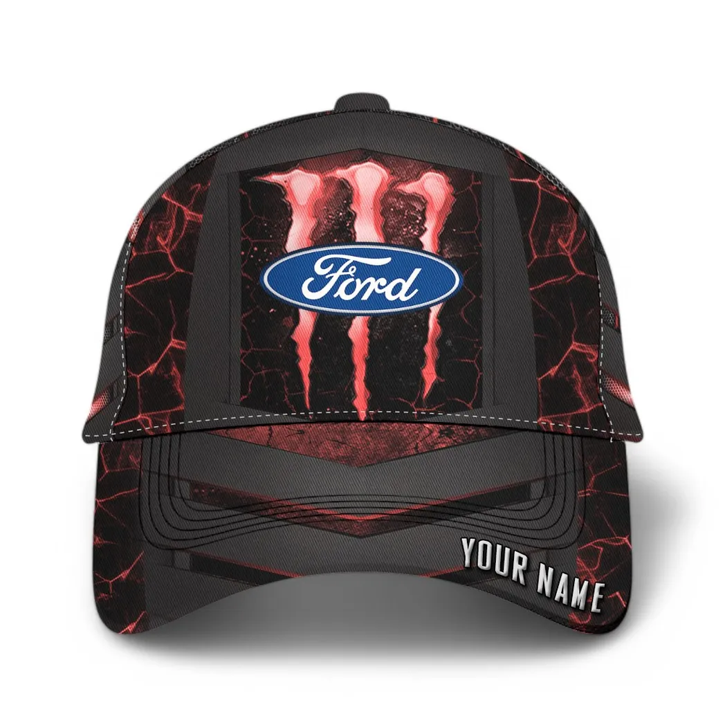 Ford Classic Cap, Gift For Ford Lovers, Gift For Him, Husband, Boyfriend CAR6502202503 - Red