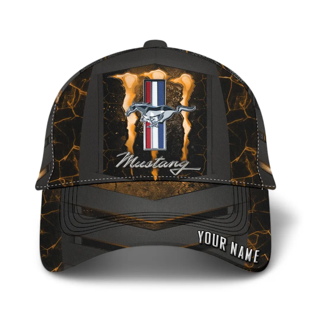 Ford Mustang Classic Cap, Gift For Ford Mustang Lovers, Gift For Him, Husband, Boyfriend CAR6502202504 - Brown