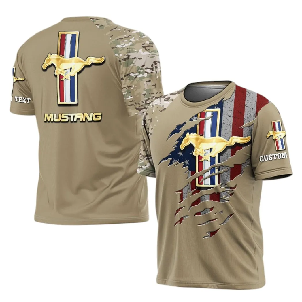 Ford Mustang T-Shirt, Gift For Ford Mustang Lovers, Gift For Him, Husband, Boyfriend CAR46021725032-1