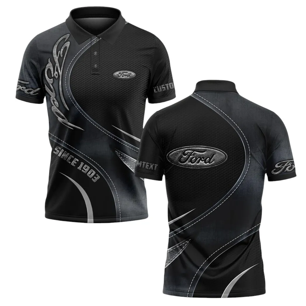 Ford Polo Shirt, Gift For Ford Lovers, Gift For Him, Husband, Boyfriend CAR17102252518
