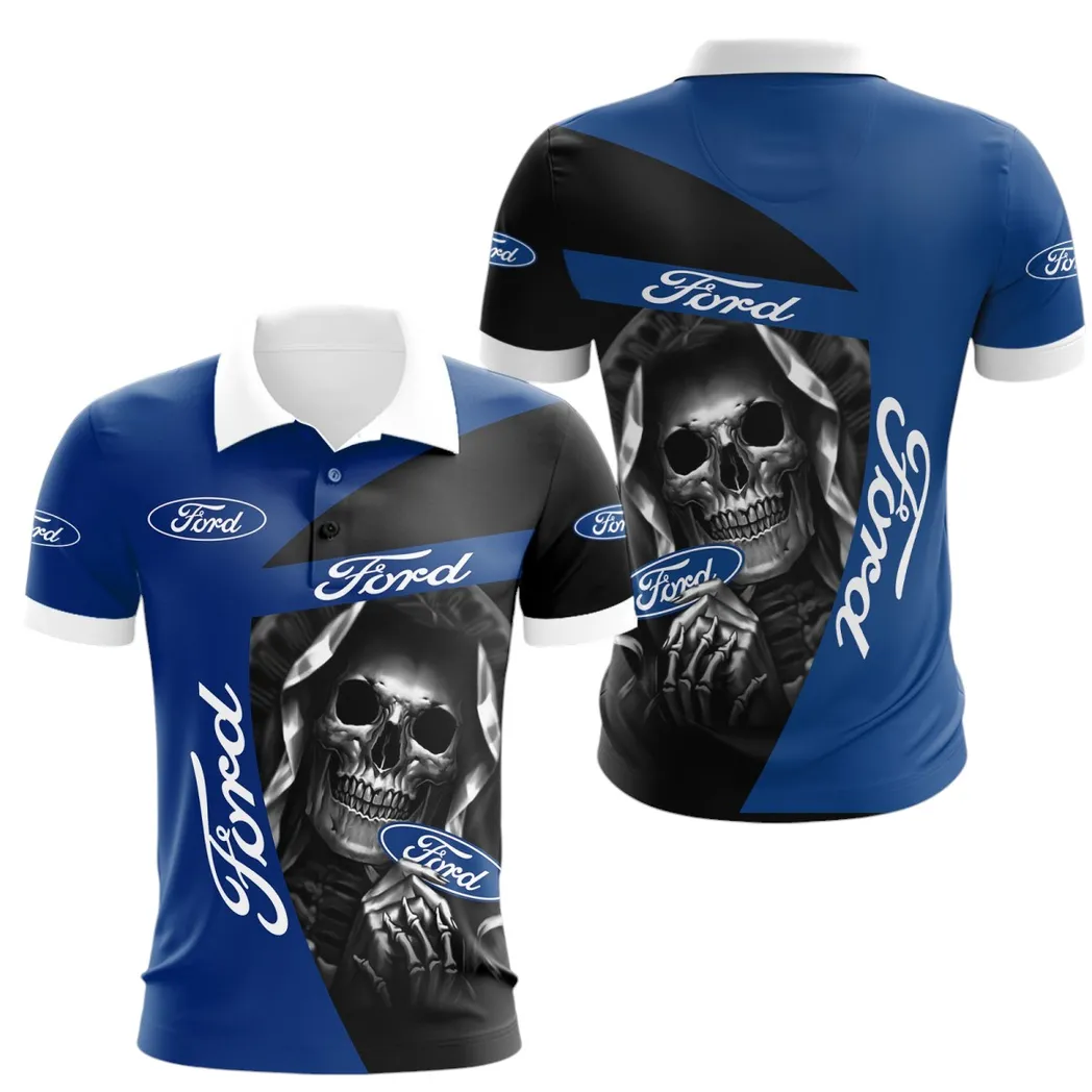 Ford Polo Shirt, Gift For Ford Lovers, Gift For Him, Husband, Boyfriend CAR6702212503