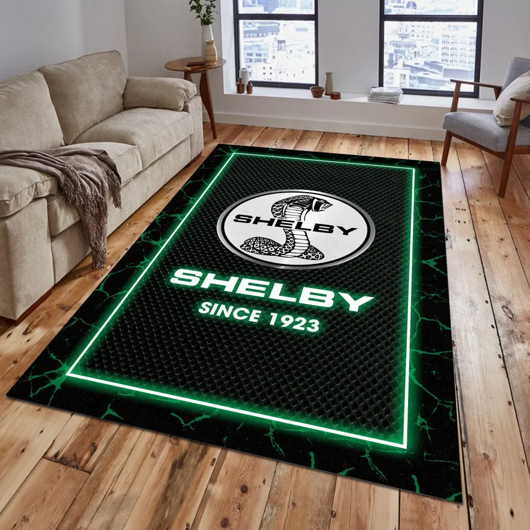Ford Shelby Rug, Gift For Ford Shelby Lovers, Gift For Him, Husband, Boyfriend CAR5202192526 - Green
