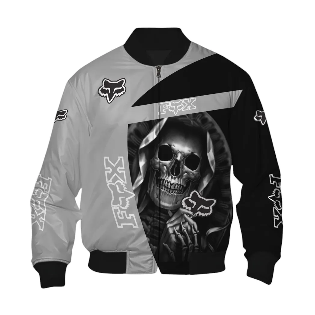 Fox Racing Bomber Jacket, Gift For Fox Racing Lovers, Gift For Him, Husband, Boyfriend CAR6702212554