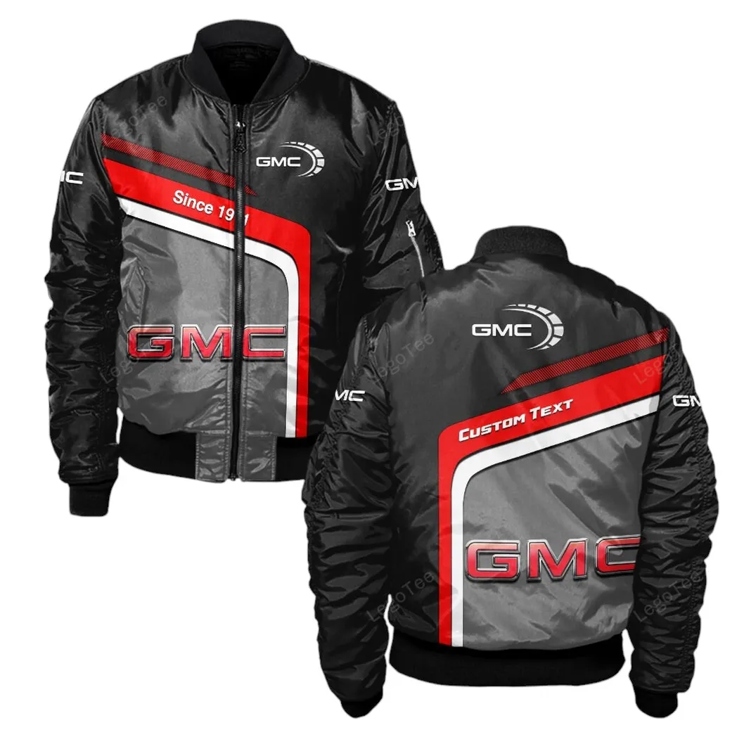 GMC Bomber Jacket, Gift For GMC Lovers, Gift For Him, Husband, Boyfriend CAR11103032526