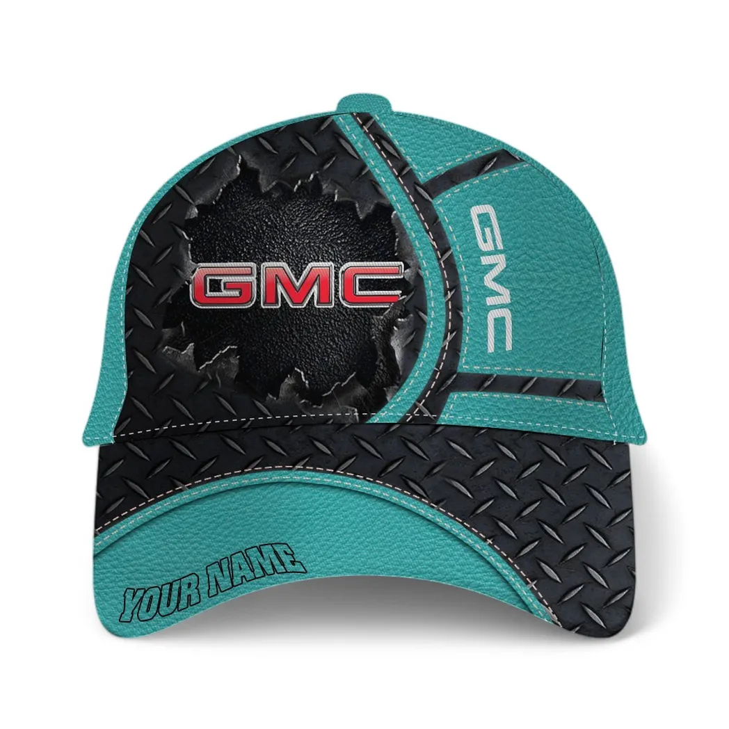 GMC Car Classic Cap, Gift For GMC CAR Lovers, Gift For Him, Husband, Boyfriend - Cyan CAR49021825025-2