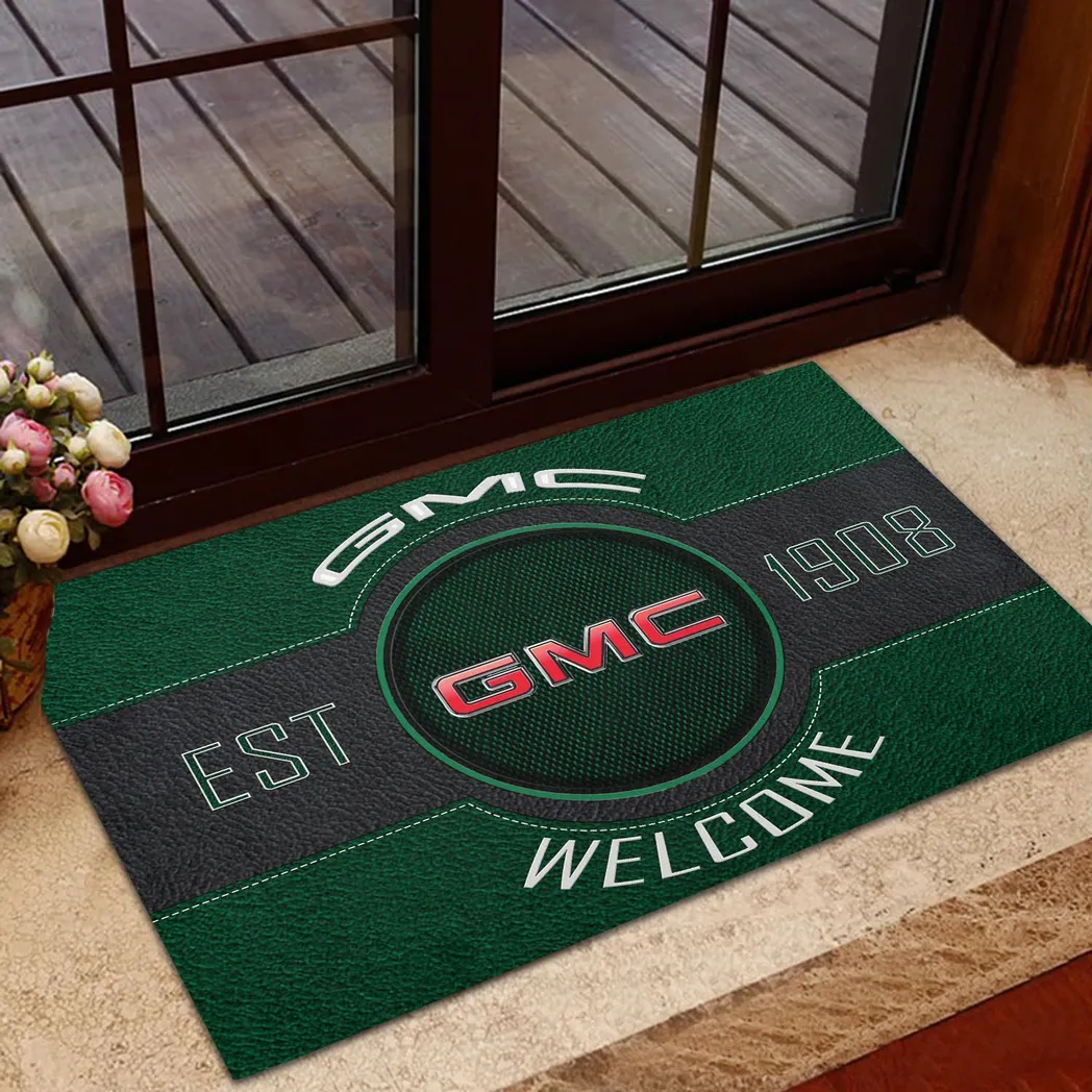 GMC Doormat, Gift For GMC Lovers, Gift For Him, Husband, Boyfriend CAR16902262524 - Green