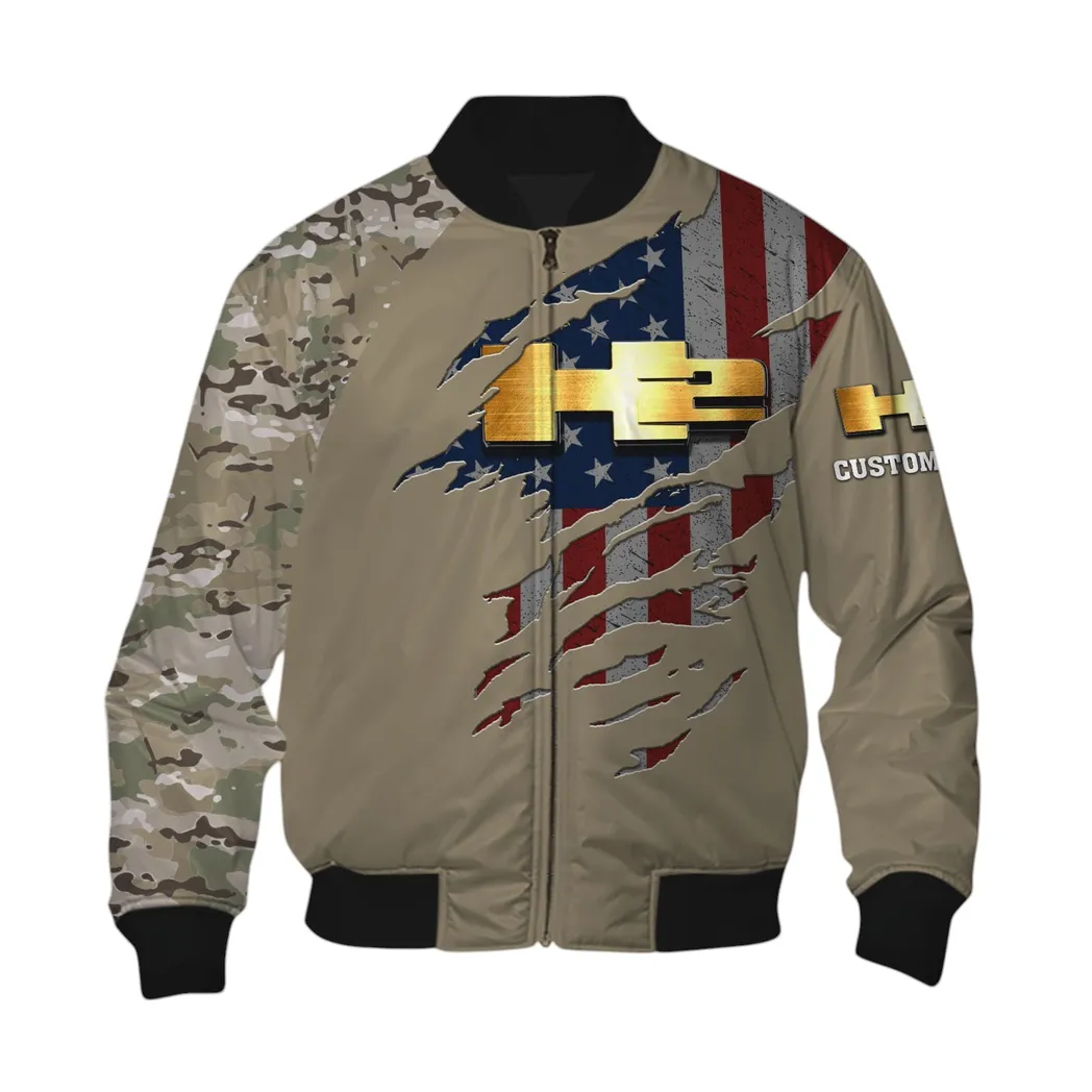 H2 Hummer Bomber Jacket, Gift For H2 Hummer Lovers, Gift For Him, Husband, Boyfriend CAR46021725036-6