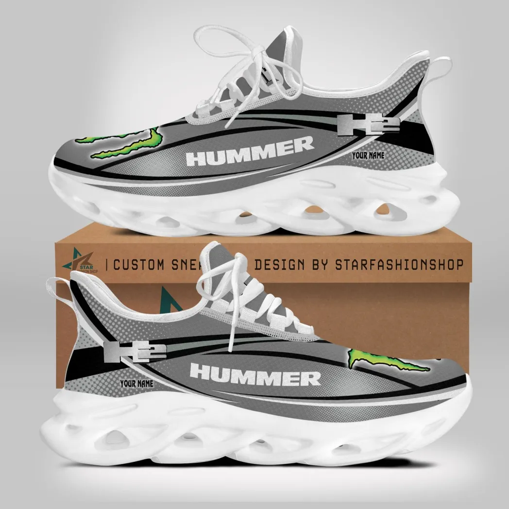H2 Hummer Running Shoes, Gift For H2 Hummer Lovers, Gift For Him, Husband, Boyfriend CAR79022425055 - White