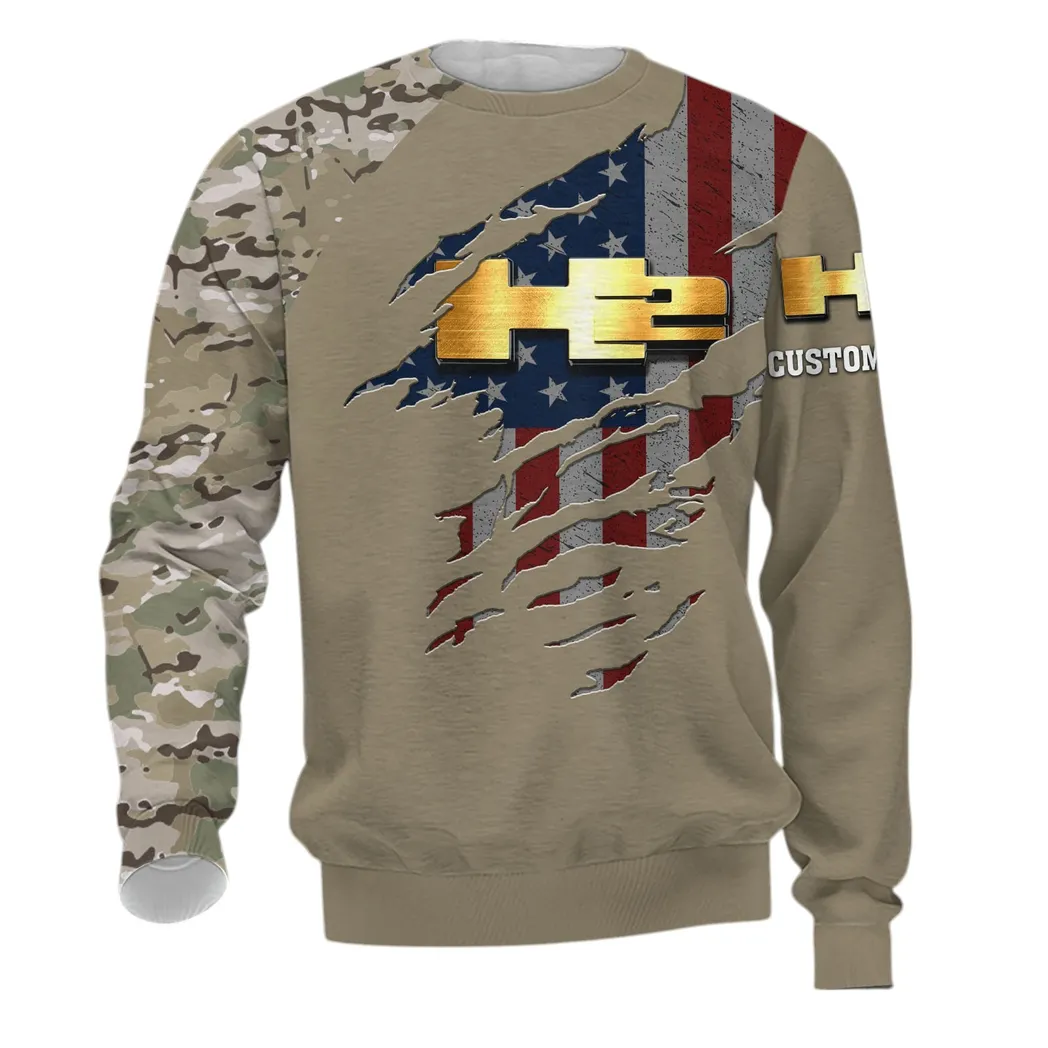 H2 Hummer Sweatshirt, Gift For H2 Hummer Lovers, Gift For Him, Husband, Boyfriend CAR46021725036-5