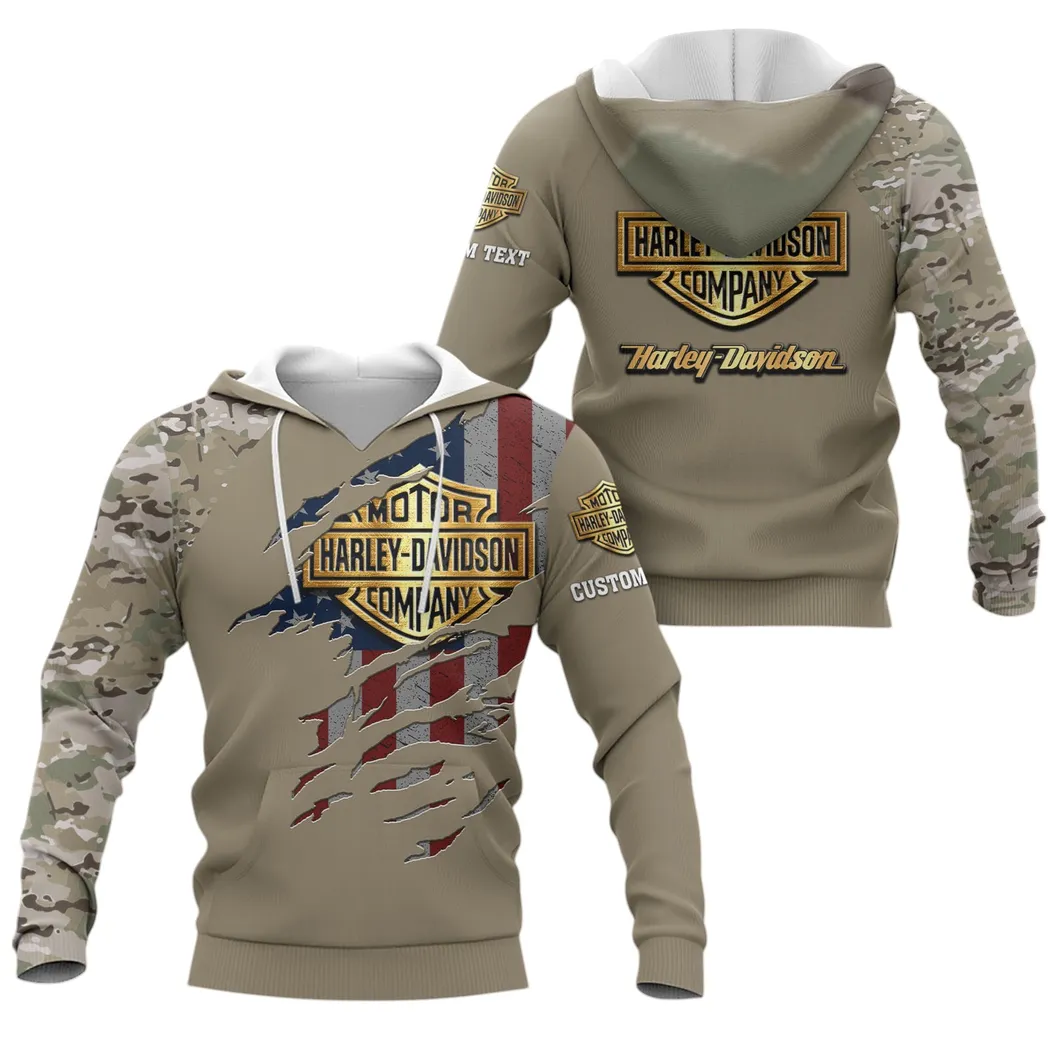 Harley Davidson Hoodie, Gift For Harley Davidson Lovers, Gift For Him, Husband, Boyfriend CAR46021725037-4