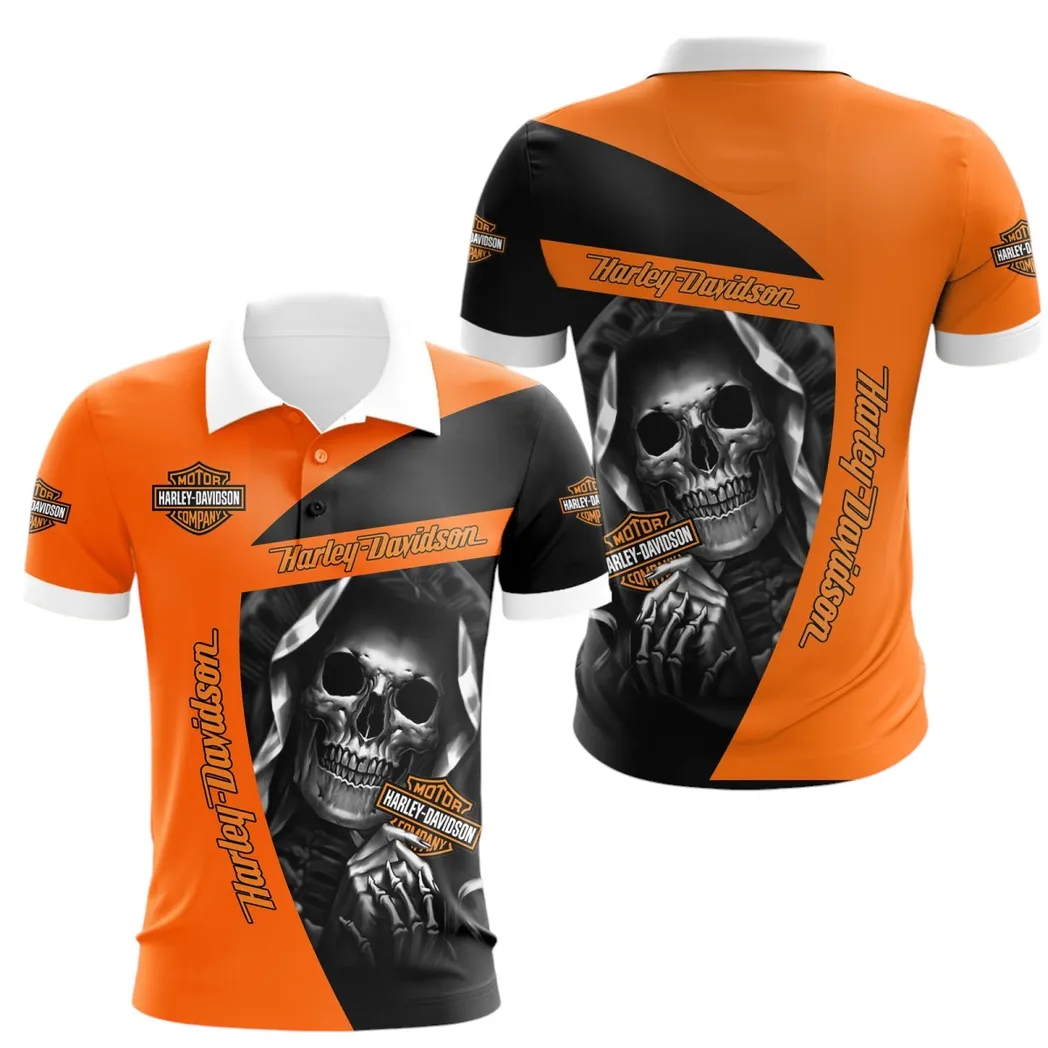 Harley Davidson Polo Shirt, Gift For Harley Davidson Lovers, Gift For Him, Husband, Boyfriend CAR6702212575