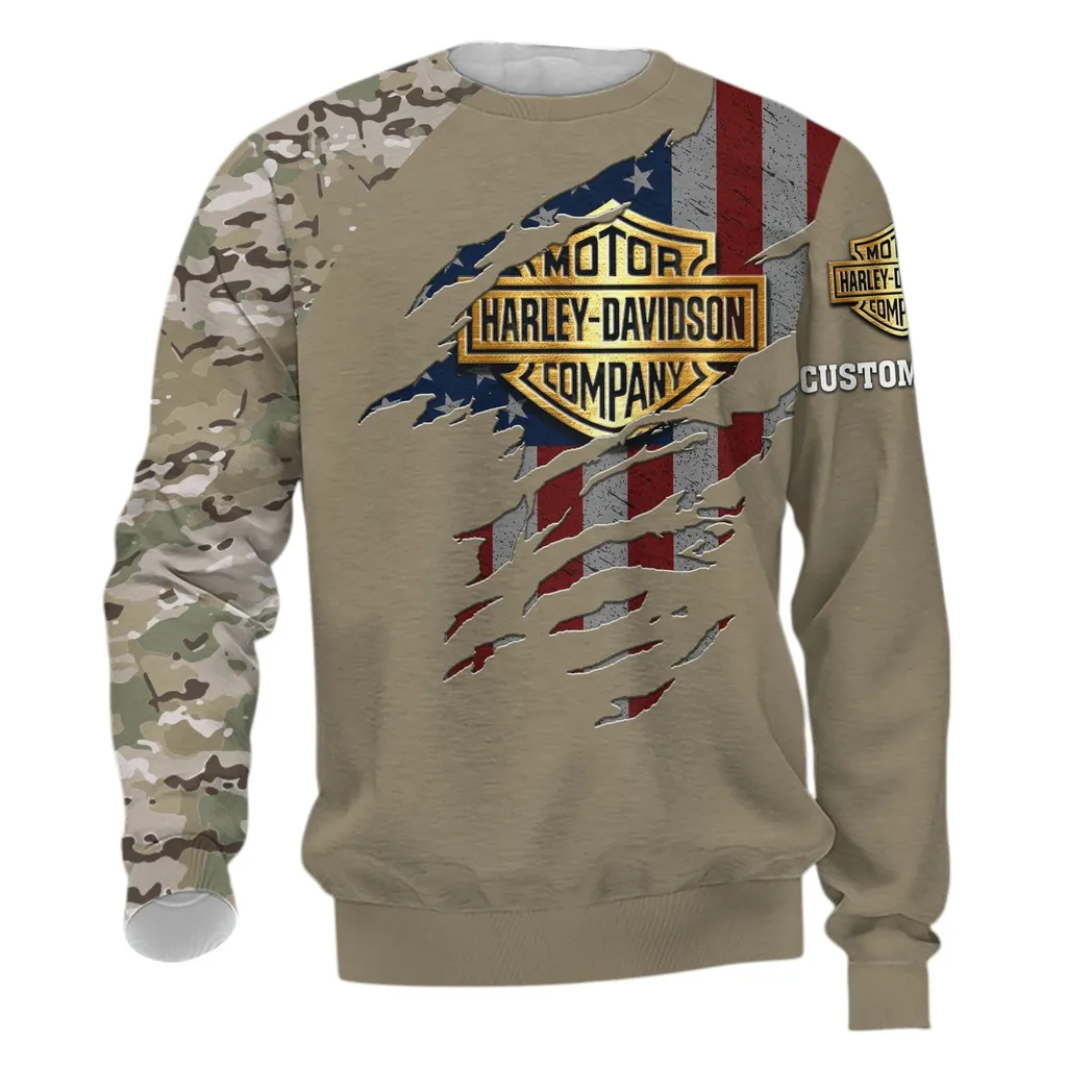 Harley Davidson Sweatshirt, Gift For Harley Davidson Lovers, Gift For Him, Husband, Boyfriend CAR46021725037-5
