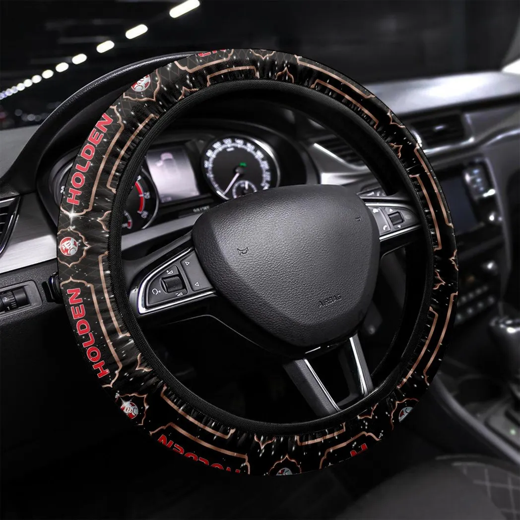 Holden Steering Wheel Cover, Personalized Gifts For Him, Boyfriend, Husband - Brown CAR55021425282