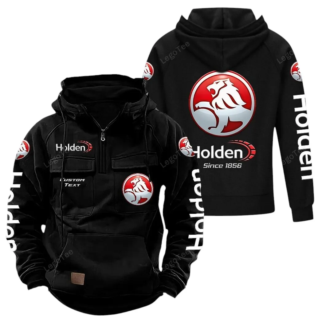 Holden Tactical Quarter Zip Hoodie, Gift For Holden Lovers, Gift For Him, Husband, Boyfriend - Black CAR96021425724-2