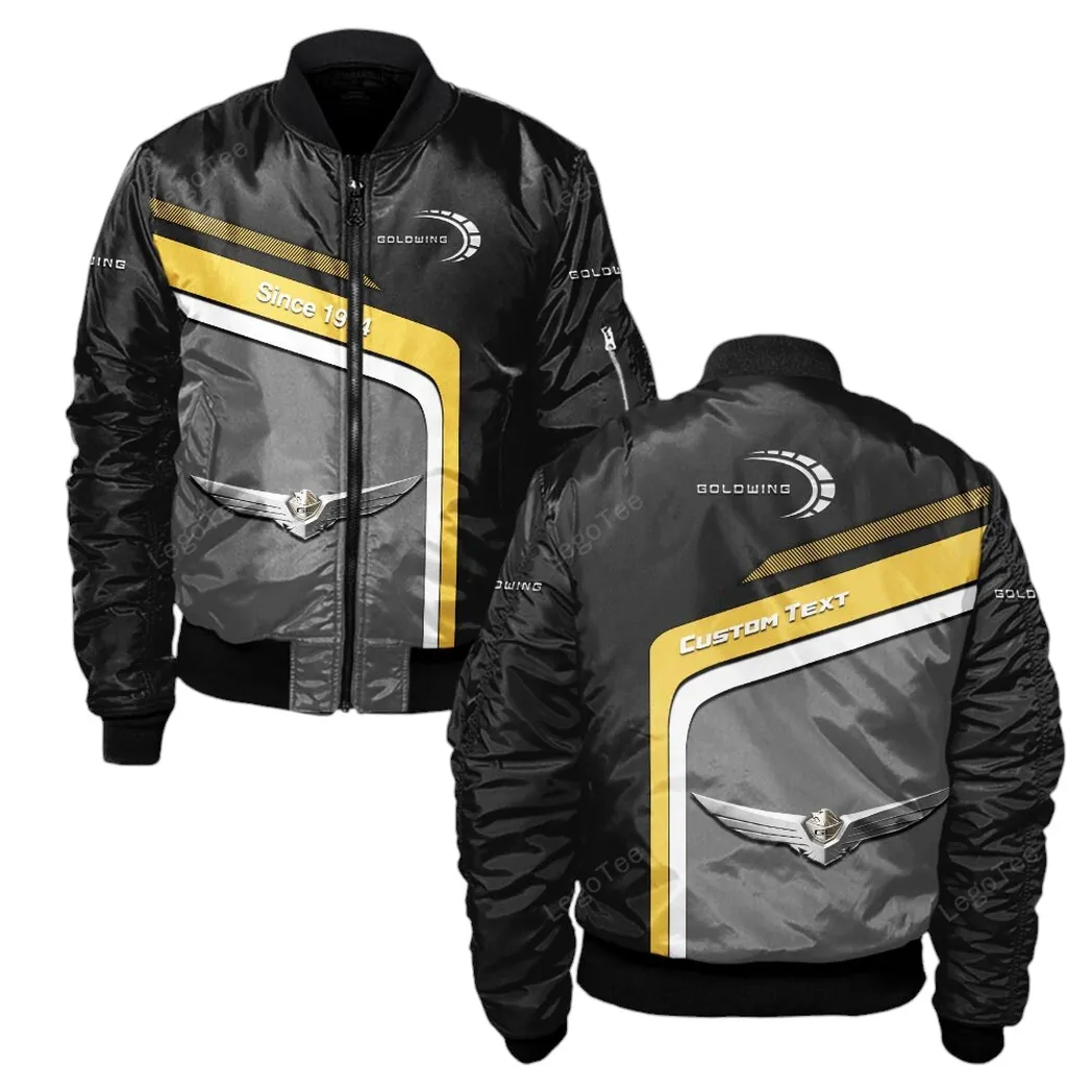 Honda Gold Wing Bomber Jacket, Gift For Honda Gold Wing Lovers, Gift For Him, Husband, Boyfriend CAR11103032532