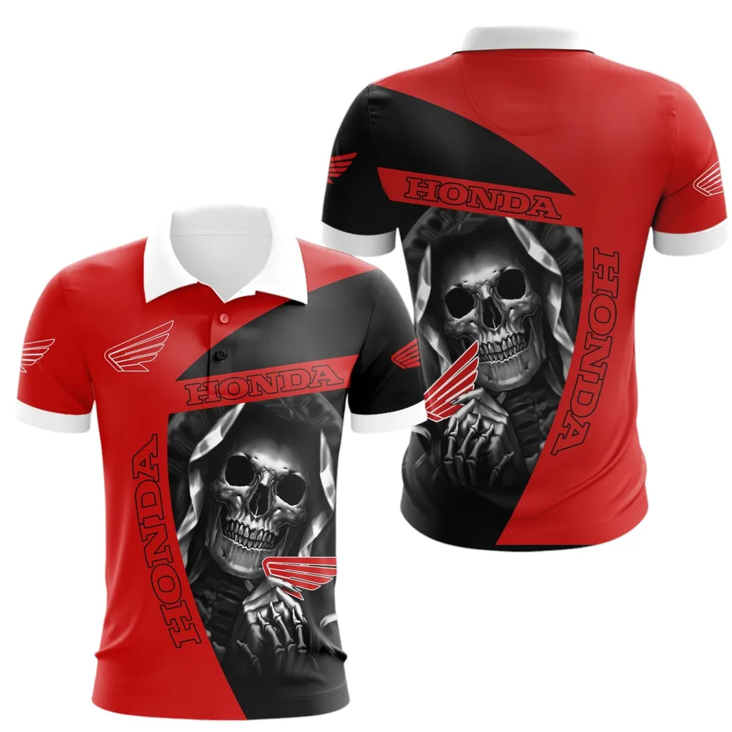 Honda Motorcycle Polo Shirt, Gift For Honda Motorcycle Lovers, Gift For Him, Husband, Boyfriend CAR6702212519