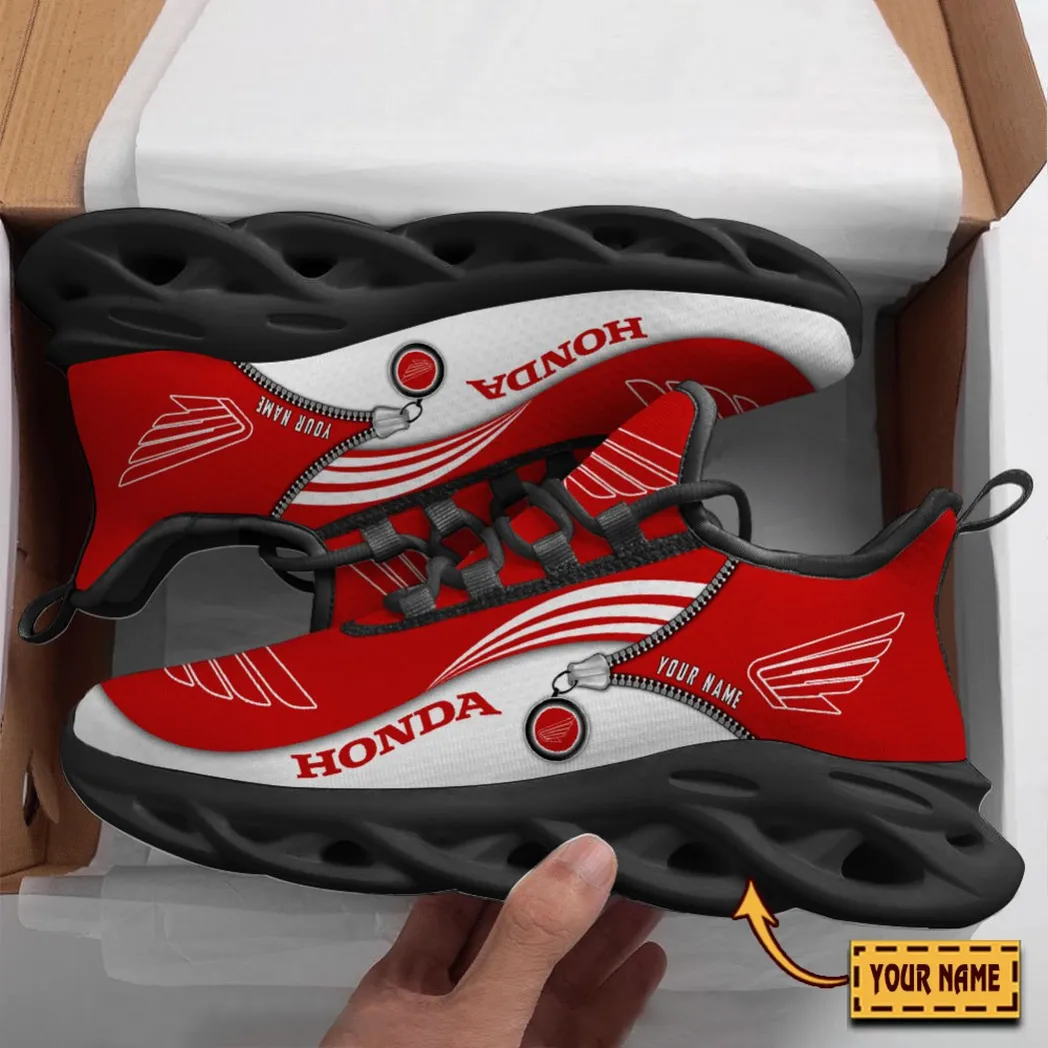 Honda Motorcycle Running Shoes, Gift For Honda Motorcycle Lovers, Gift For Him Husband, Boyfriend CAR8502242528 - Black