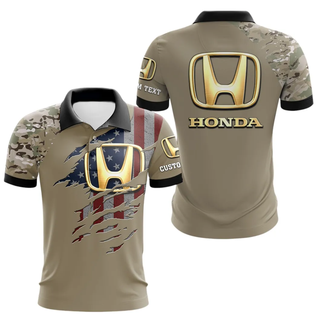 Honda Polo Shirt, Gift For Honda Lovers, Gift For Him, Husband, Boyfriend CAR46021725040-2