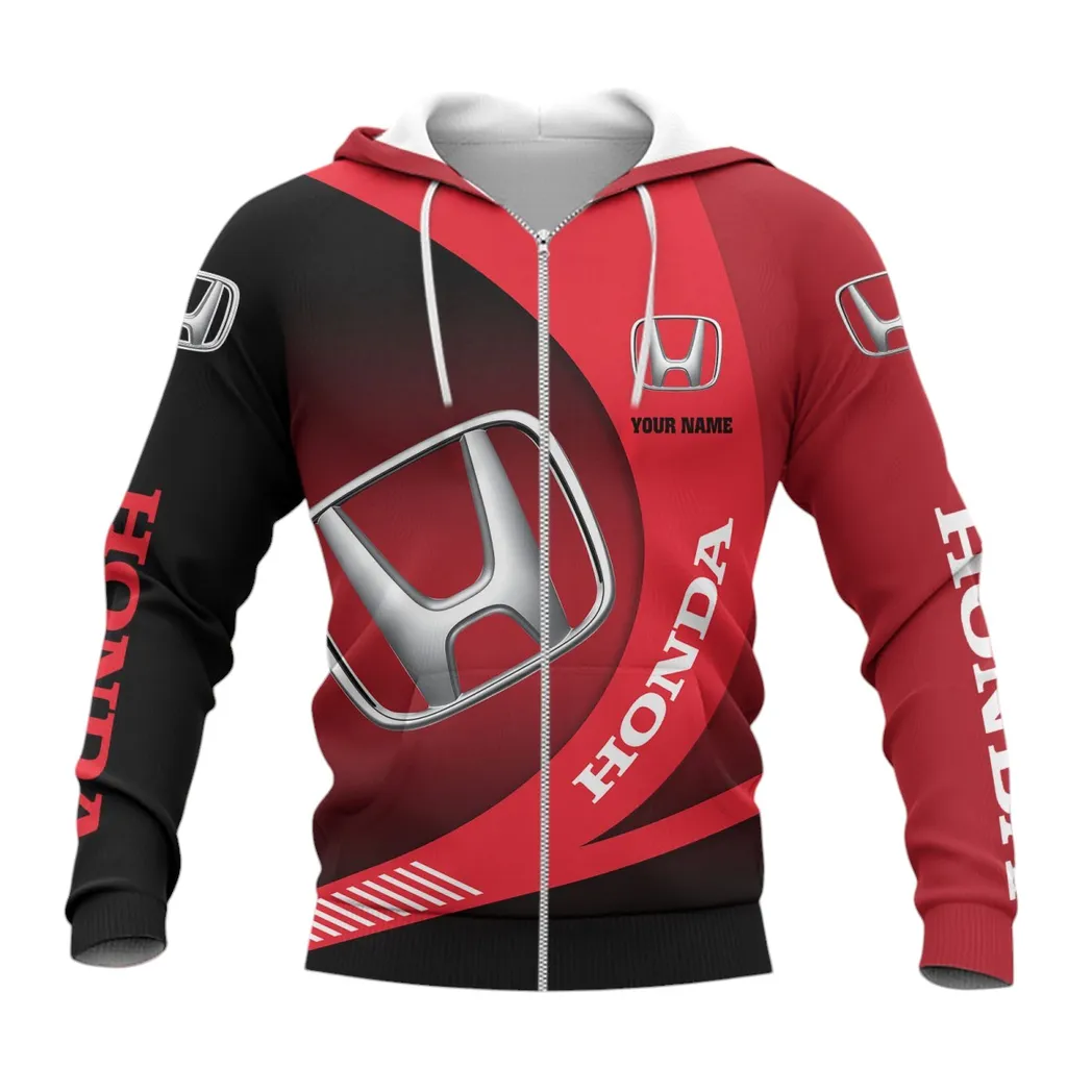 Honda Zipper Hoodie, Gift For Honda Lovers, Gift For Him, Husband, Boyfriend CAR7402222527