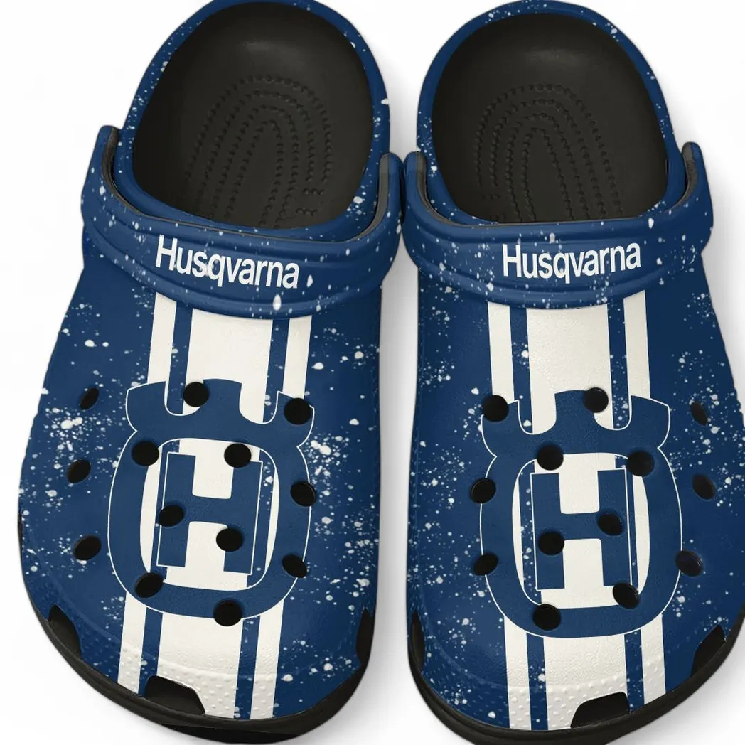 Husqvarna Crocs, Gift For Husqvarna Lovers, Gift For Him, Husband, Boyfriend CAR62022025019 - Black