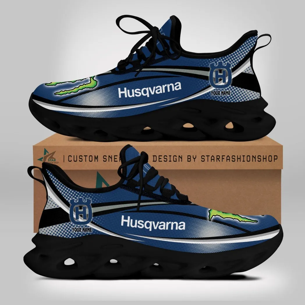 Husqvarna Running Shoes, Gift For Husqvarna Lovers, Gift For Him, Husband, Boyfriend CAR79022425063 - Black