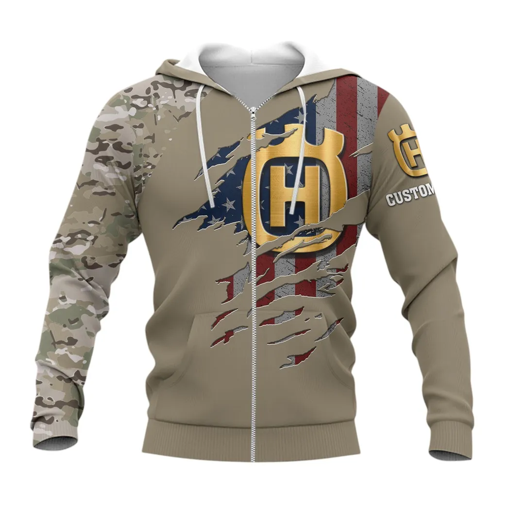 Husqvarna Zipper Hoodie, Gift For Husqvarna Lovers, Gift For Him, Husband, Boyfriend CAR46021725042-3