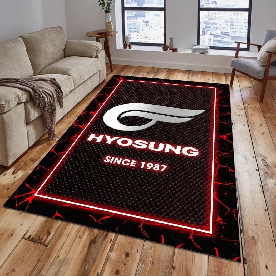 Hyosung Rug, Gift For Hyosung Lovers, Gift For Him, Husband, Boyfriend CAR5202192532 - Red