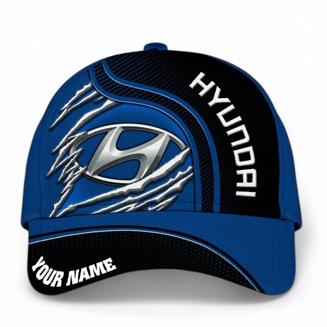 Hyundai Classic Cap, Gift For Hyundai Lovers, Gift For Him, Husband, Boyfriend CAR50021825042 - Black