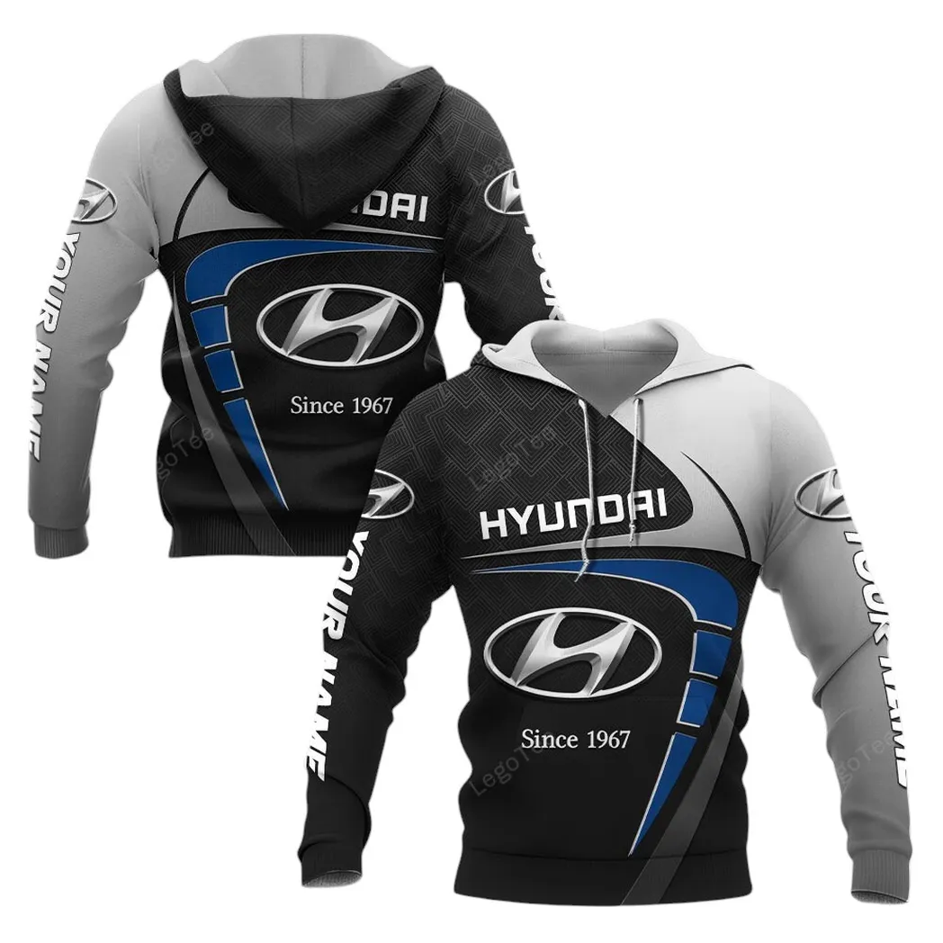 Hyundai Hoodie, Gift For Hyundai Lovers, Gift For Him, Husband, Boyfriend CAR11603032534