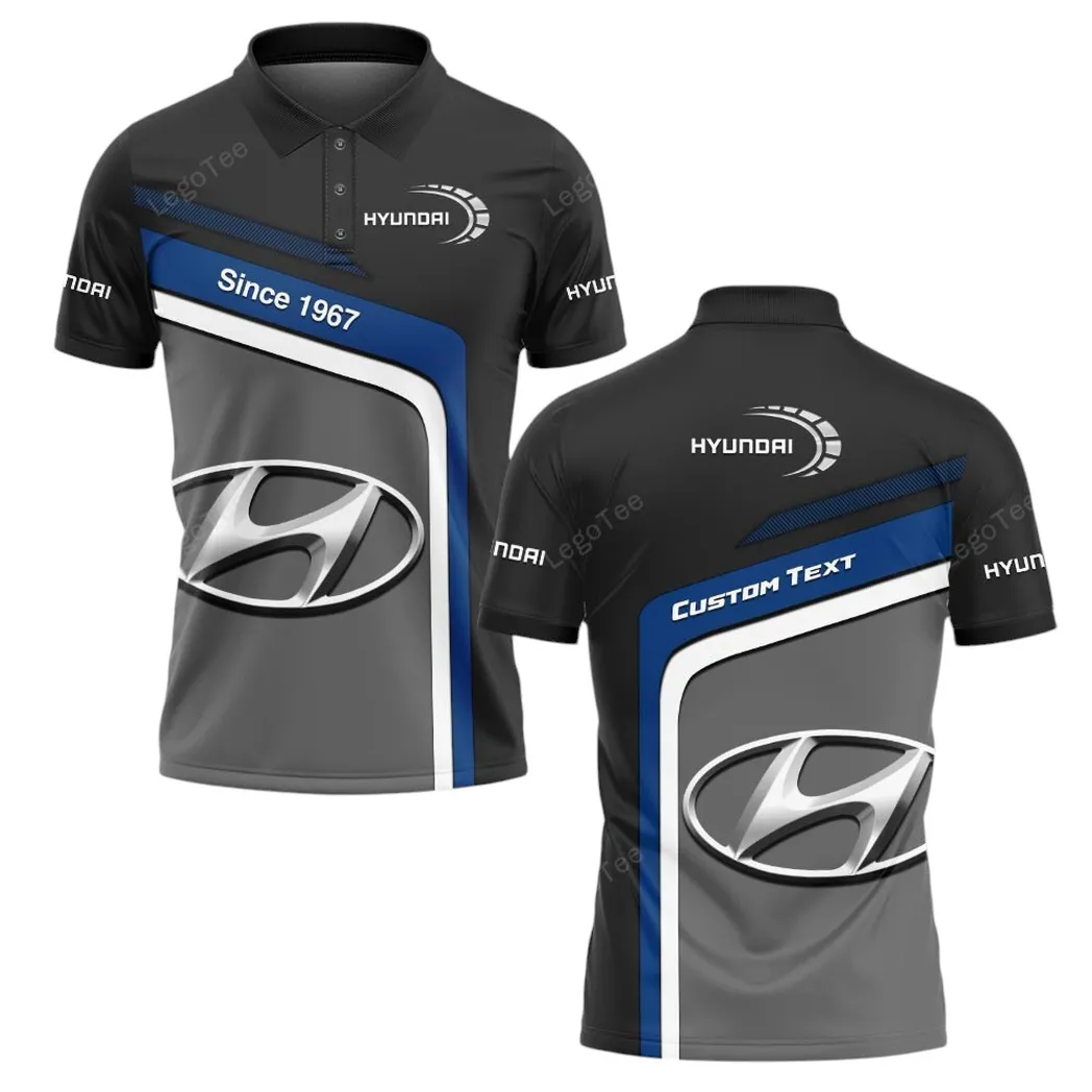 Hyundai Polo Shirt, Gift For Hyundai Lovers, Gift For Him, Husband, Boyfriend CAR11103032534