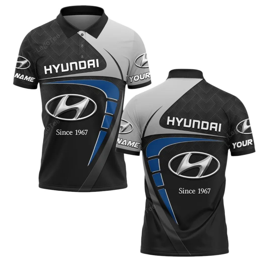 Hyundai Polo Shirt, Gift For Hyundai Lovers, Gift For Him, Husband, Boyfriend CAR11603032534