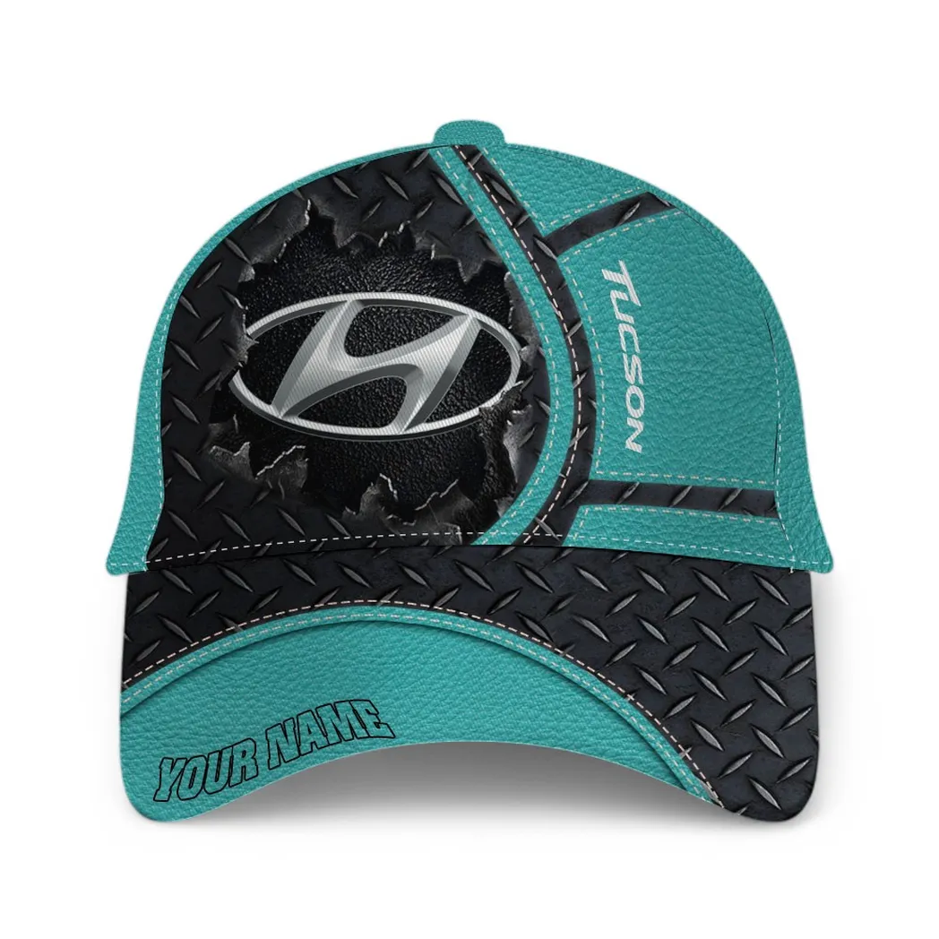 Hyundai Tucson Classic Cap, Gift For Hyundai Tucson Lovers, Gift For Him, Husband, Boyfriend - Cyan CAR49021825030-2