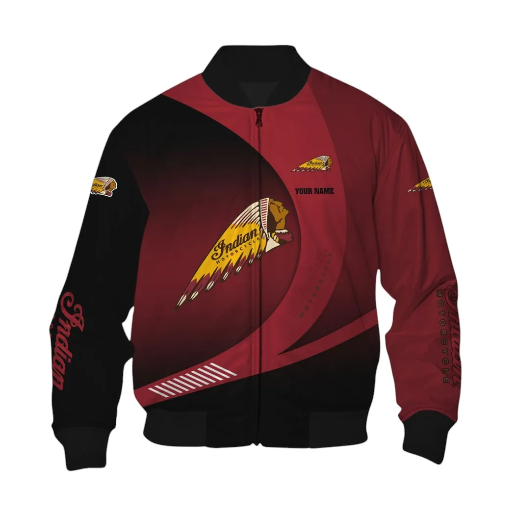 Indian Motorcycle Bomber Jacket, Gift For Indian Motorcycle Lovers, Gift For Him, Husband, Boyfriend CAR7402222530