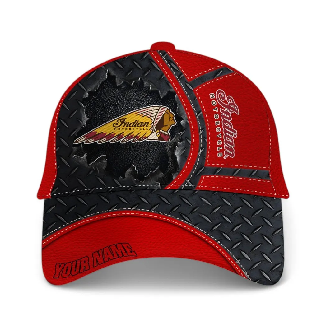 Indian Motorcycle Classic Cap, Gift For Indian Motorcycle Lovers, Gift For Him, Husband, Boyfriend - Red CAR49021825031-6