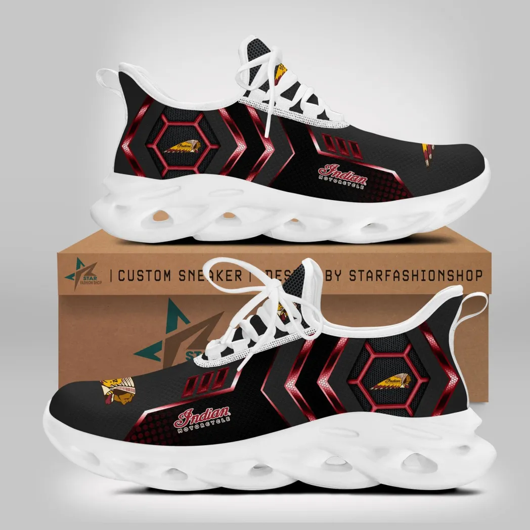 Indian Motorcycle Max Soul Shoes, Gift For Indian Motorcycle Lovers, Gift For Him, Husband, Boyfriend CAR64022025046 - White