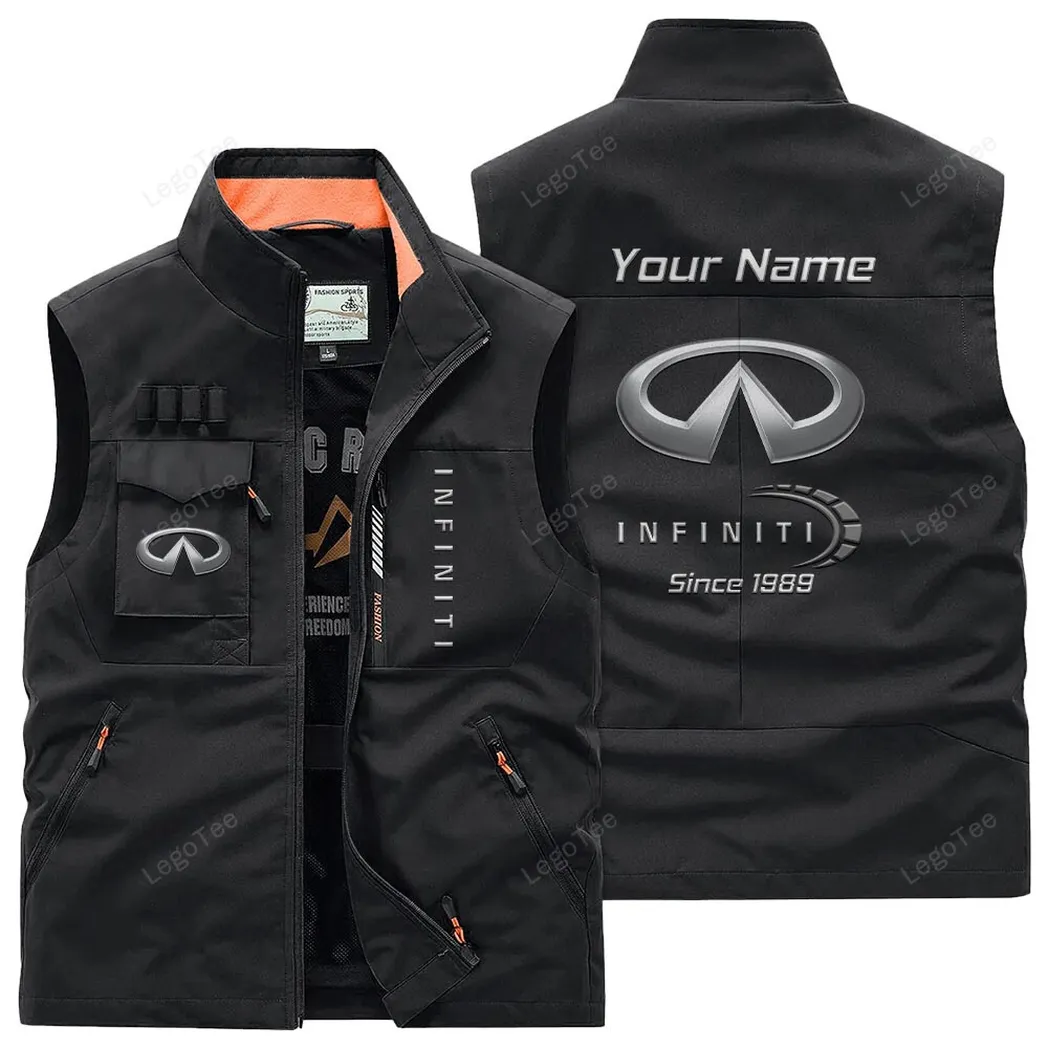 Infiniti Outdoor Sleeveless Vest, Gift For Infiniti Lovers, Gift For Him, Husband, Boyfriend - Black CAR131021325708-3