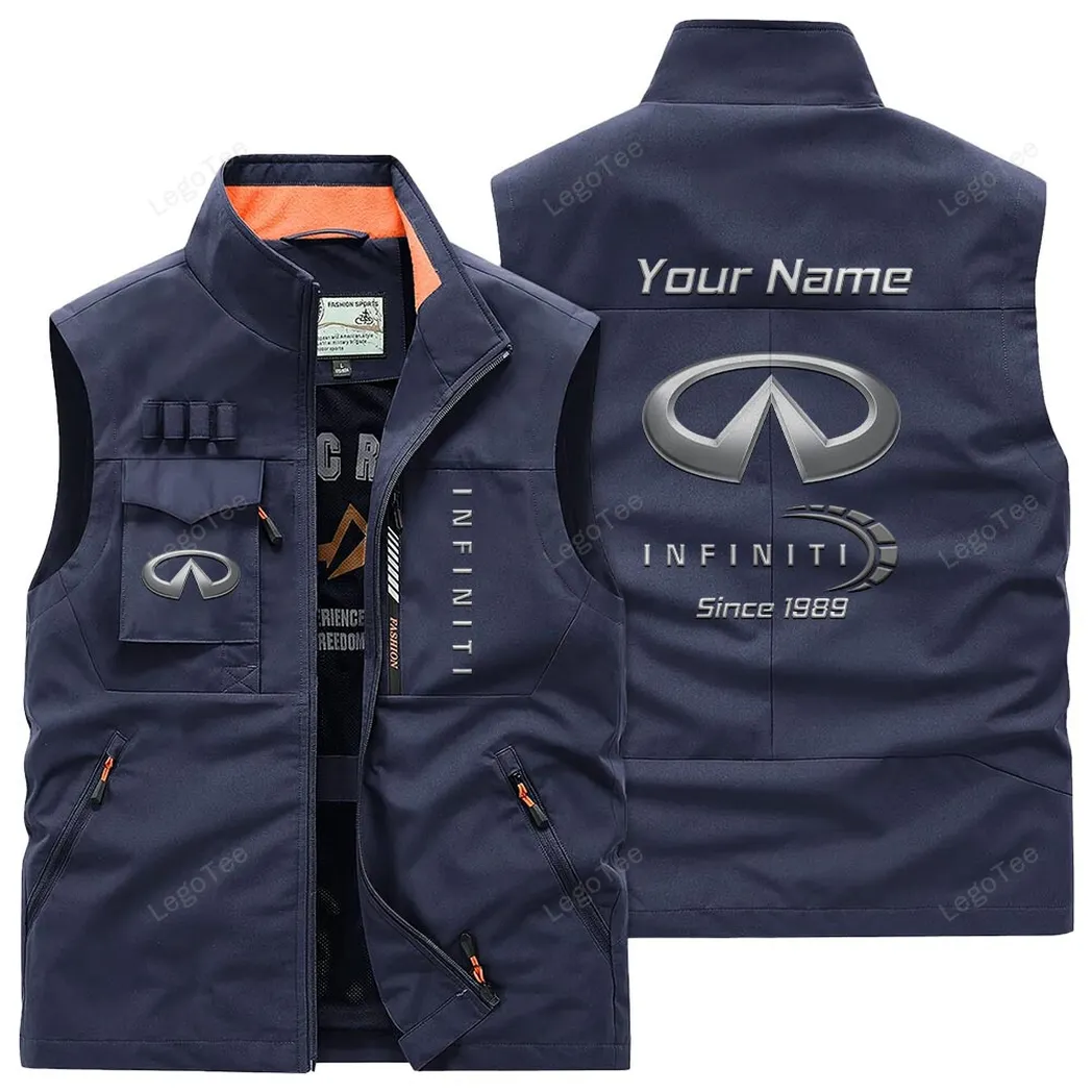 Infiniti Outdoor Sleeveless Vest, Gift For Infiniti Lovers, Gift For Him, Husband, Boyfriend - Navy CAR131021325708-5