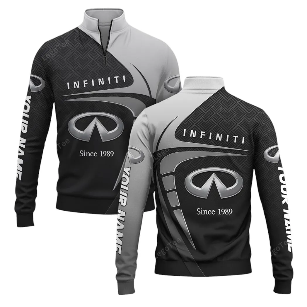 Infiniti Quarter-Zip Sweatshirt, Gift For Infiniti Lovers, Gift For Him, Husband, Boyfriend CAR11603032536
