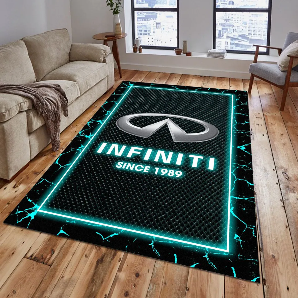 Infiniti Rug, Gift For Infiniti Lovers, Gift For Him, Husband, Boyfriend CAR5202192535 - Cyan