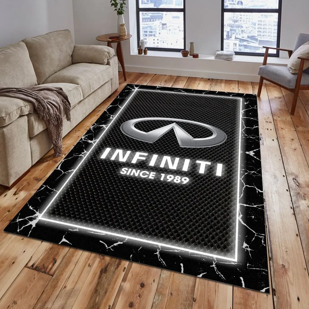 Infiniti Rug, Gift For Infiniti Lovers, Gift For Him, Husband, Boyfriend CAR5202192535 - Grey