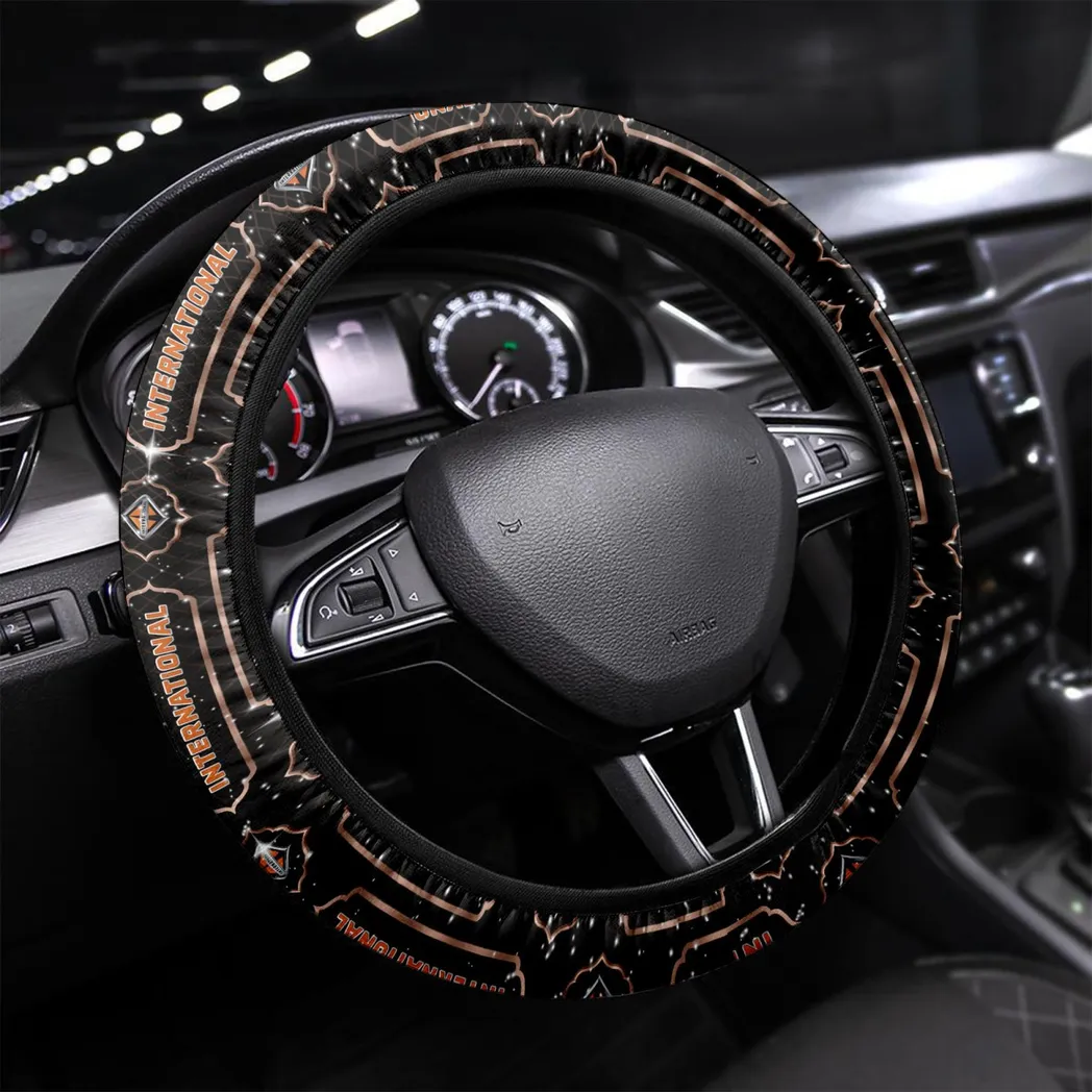 International Steering Wheel Cover, Birthday Gifts For Him, Boyfriend, Husband - Brown CAR55021425323