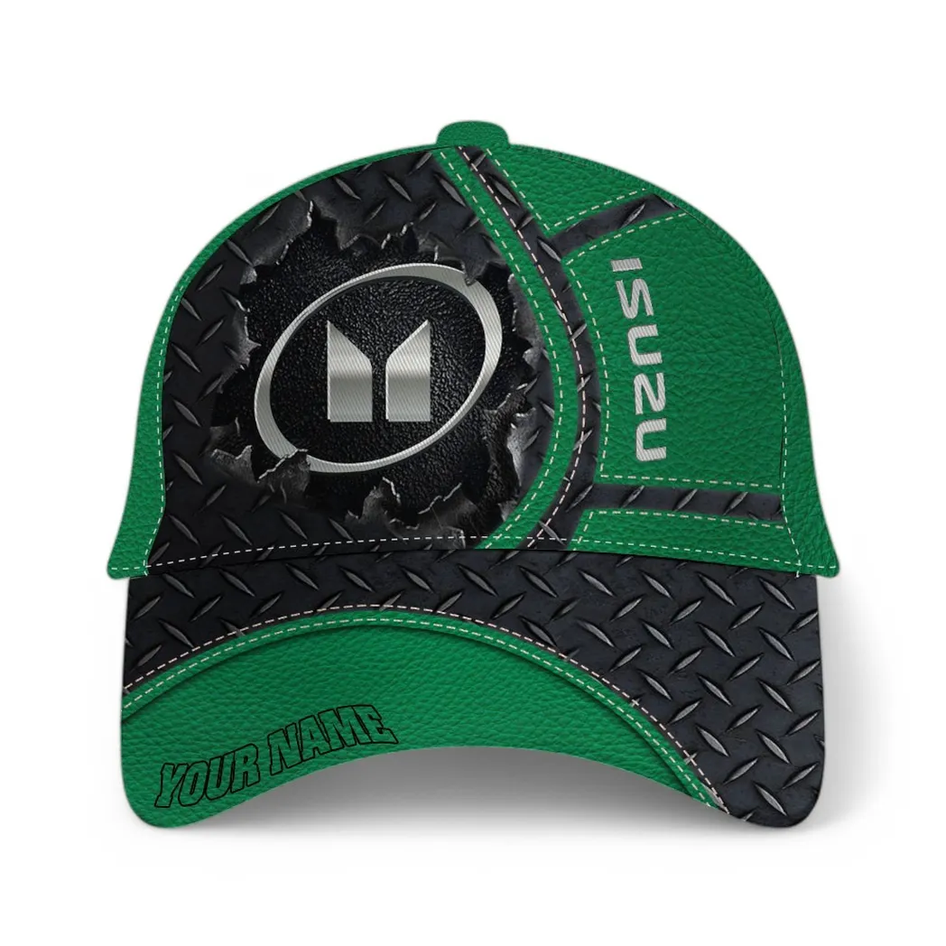 Isuzu Classic Cap, Gift For Isuzu Lovers, Gift For Him, Husband, Boyfriend - Green CAR49021825033-4