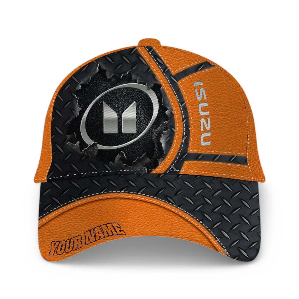 Isuzu Classic Cap, Gift For Isuzu Lovers, Gift For Him, Husband, Boyfriend - Orange CAR49021825033-5