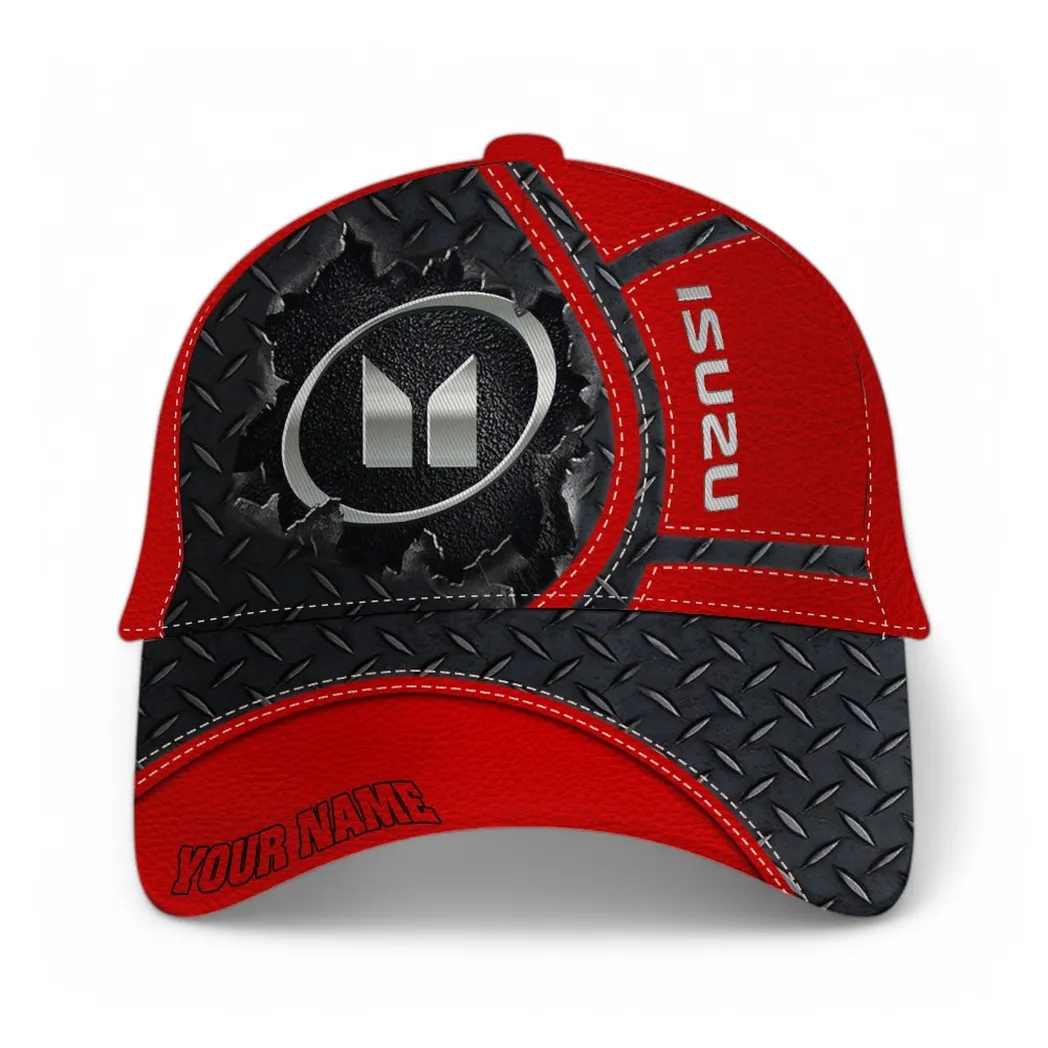 Isuzu Classic Cap, Gift For Isuzu Lovers, Gift For Him, Husband, Boyfriend - Red CAR49021825033-6